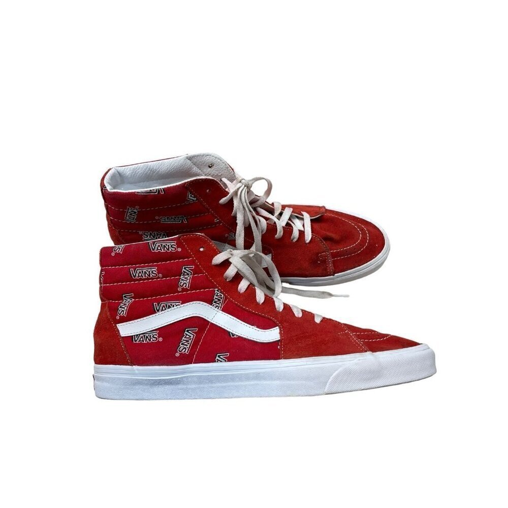 Vans Sk8 Hi Sneaker Vans Misprint Red/White Men’s 13